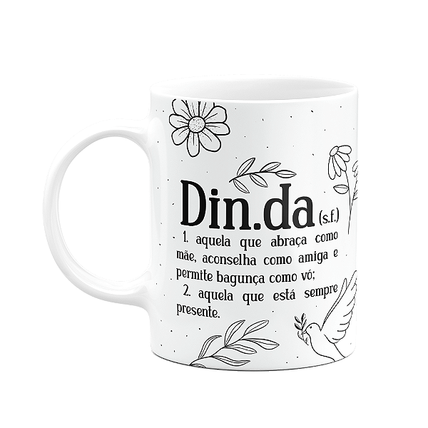Caneca de Dindos - Definição de Dinda - M2 - 325ml