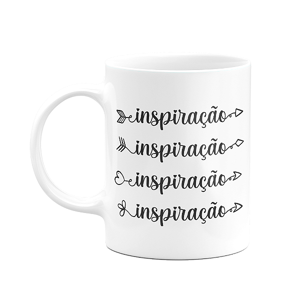 Caneca Motivação - Inspiração - 325ml - Branca