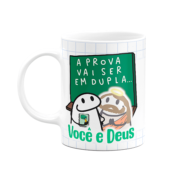 Caneca Florkito Professor - A prova vai ser dupla