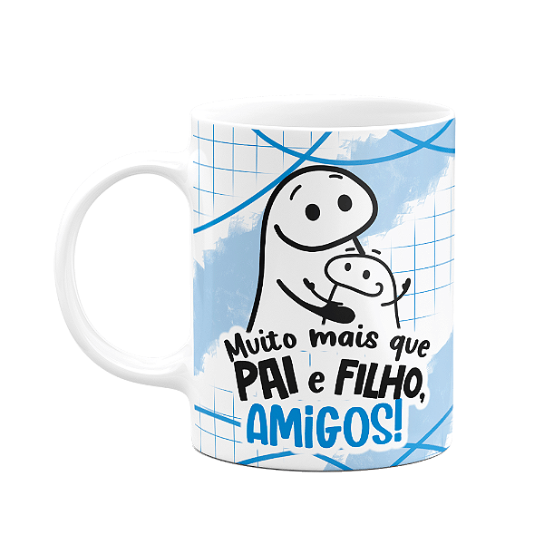 Caneca Flork Pais - Muito mais que pai e filho, amigos