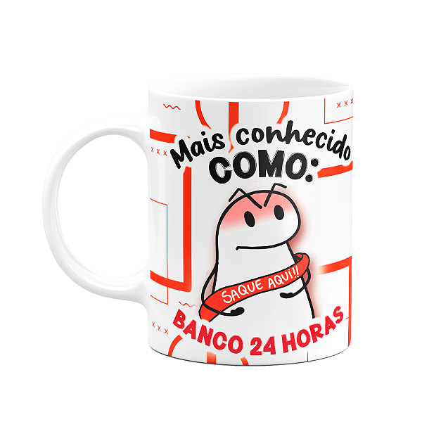 Caneca Flork Pais - Mais conhecido como banco 24h