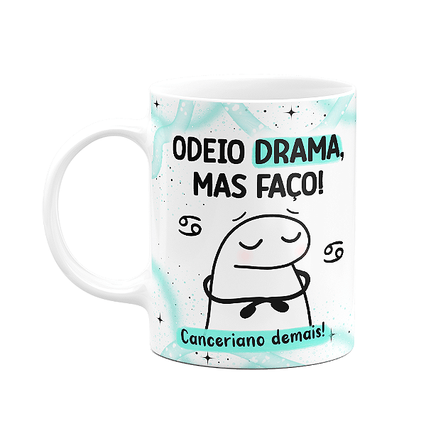 Caneca Flork Signos Câncer - Canceriano demais! 325ml