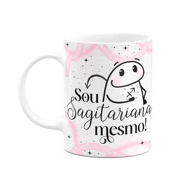 Caneca Flork Signos Sagitário - Sou sagitariana mesmo
