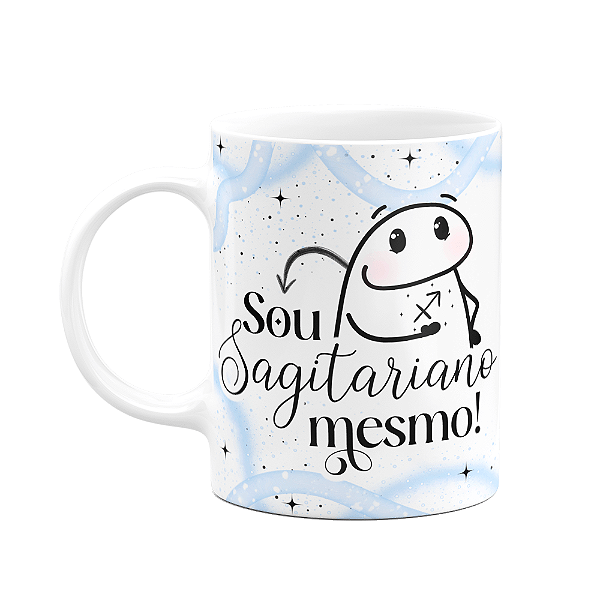 Caneca Flork Signos Sagitário - Sou sagitariano mesmo