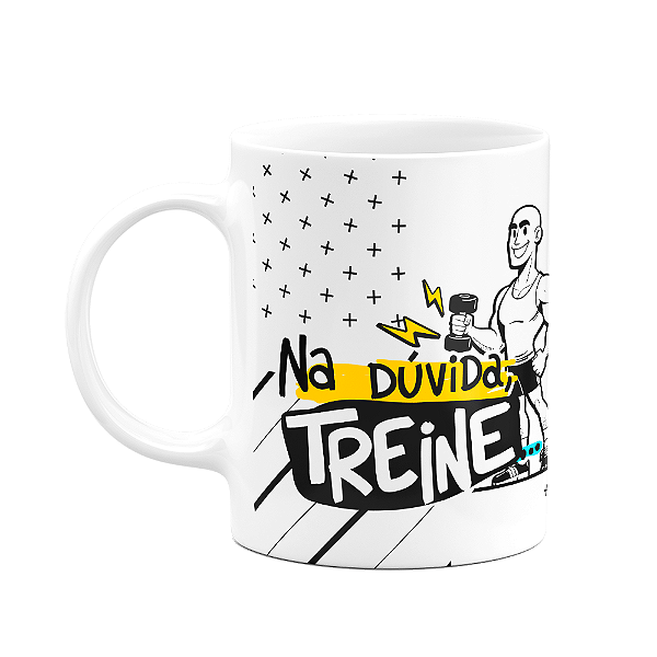 Caneca Namorados - Na dúvida treine - Casal Fitness