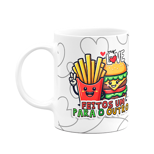Caneca Namorados - Feitos um para o outro - FoodLove