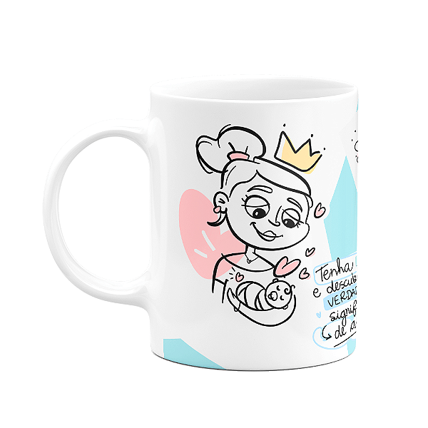 Caneca Mães - Meu amor eterno - 325ml - branca