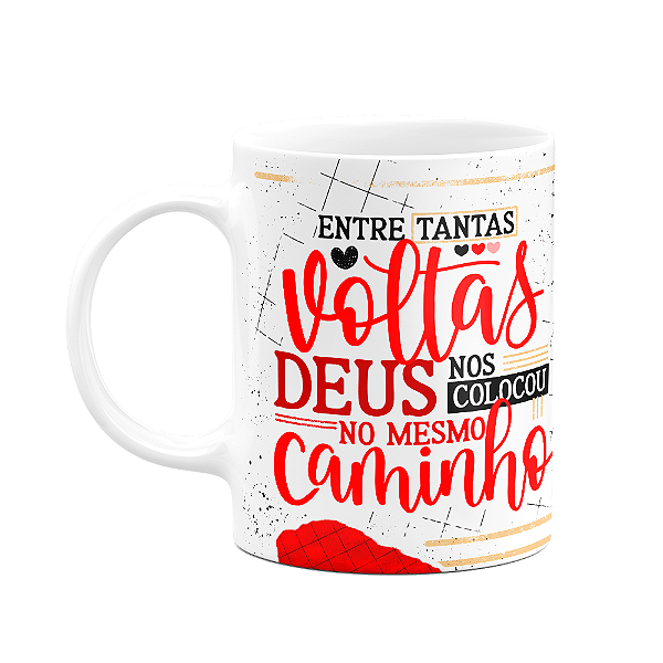 Caneca Namorados Laços - Entre tantas voltas