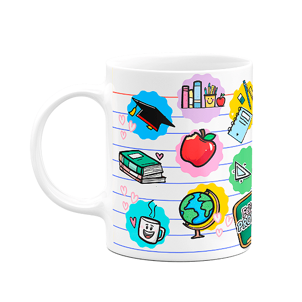 Caneca Professores - Prof - Icons - M2 - 325ml