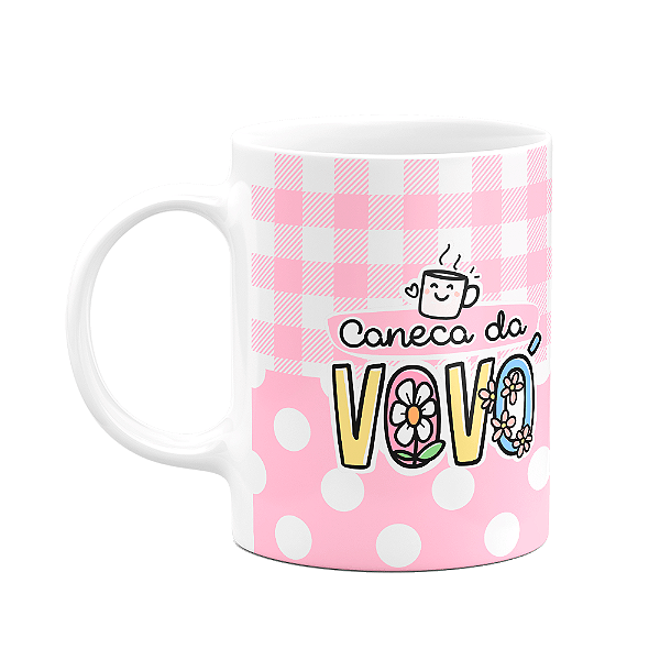 Caneca Avós - Caneca da Vovó - 325ml - Branca