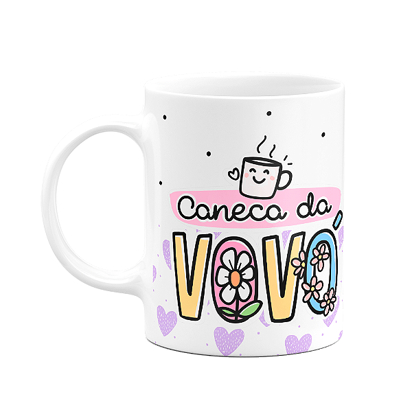 Caneca Avós - Caneca da Vovó - M2 - 325ml - Branca