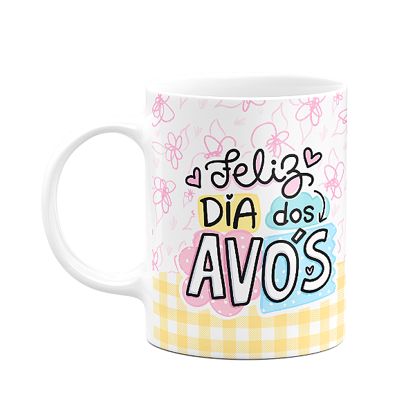Caneca Avós - Feliz dia dos Avós - Bisavó