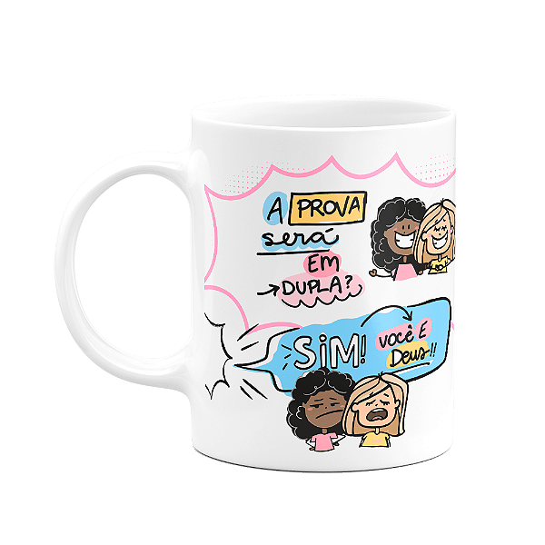 Caneca Professores - A prova vai ser em dupla? FunMug