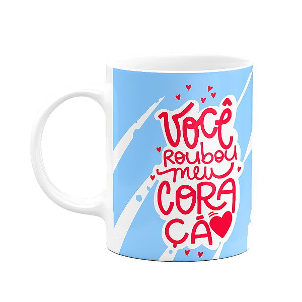 Caneca Namorados - Você roubou meu coração - M2