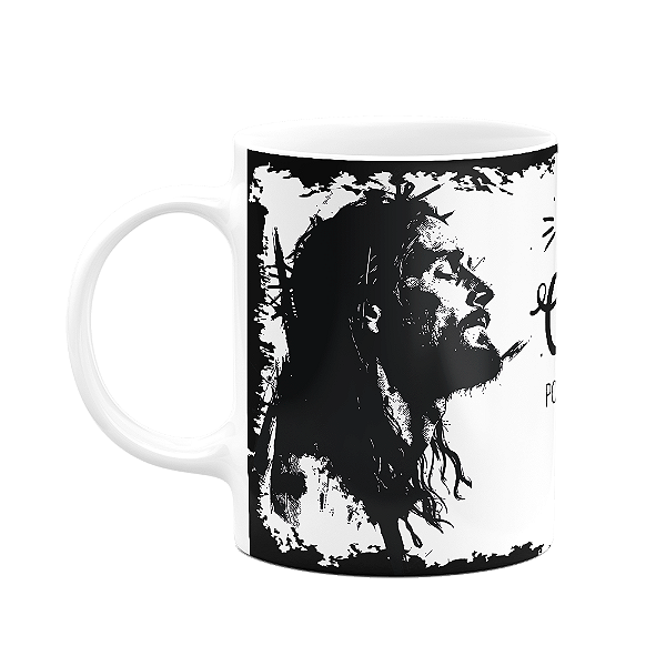 Caneca Religiosa Ore - Seja forte e corajoso - M2