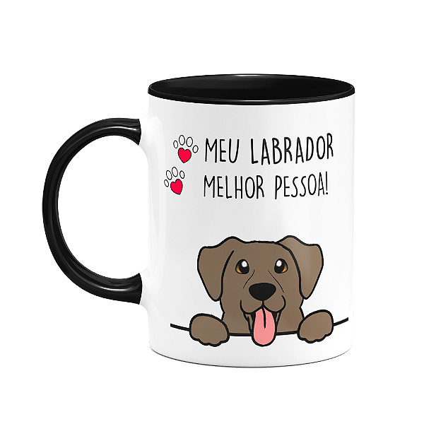 Caneca Dog - Labrador, melhor pessoa! B-black - M2