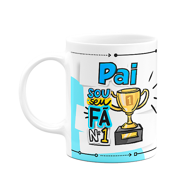 Caneca Pais - Pai, sou seu fã número 1 - 325ml