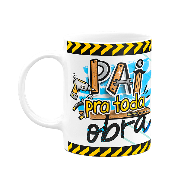 Caneca Pais - Pai pra toda obra - Super herói favorito
