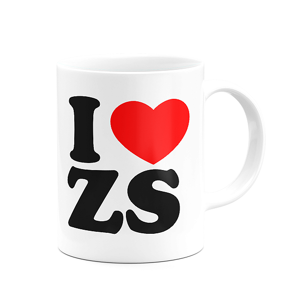 Caneca I love ZS - I love Zona sul - 325ml