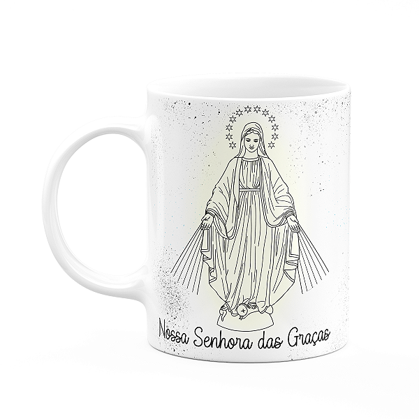 Caneca Religiosa Orações - Nossa senhora das graças