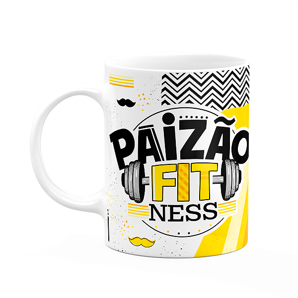 Caneca Pais - Paizão fitness - 325ml Branca