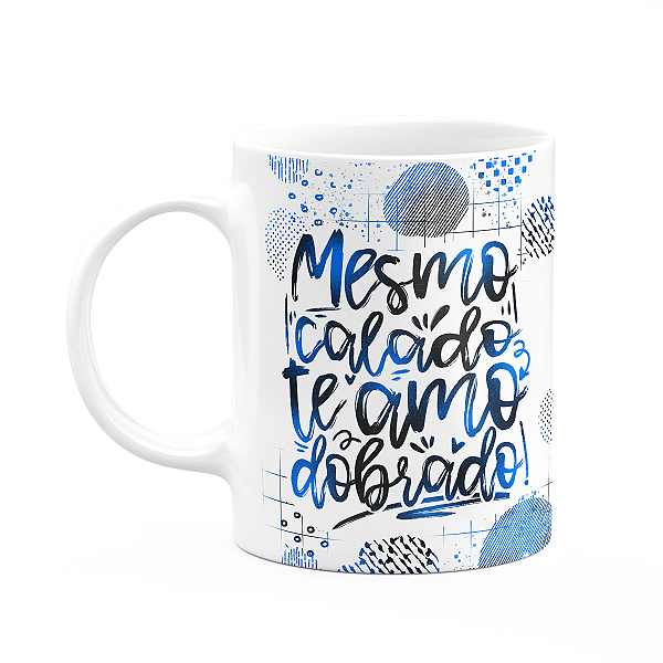 Caneca Pais - Mesmo calado, te amo dobrado