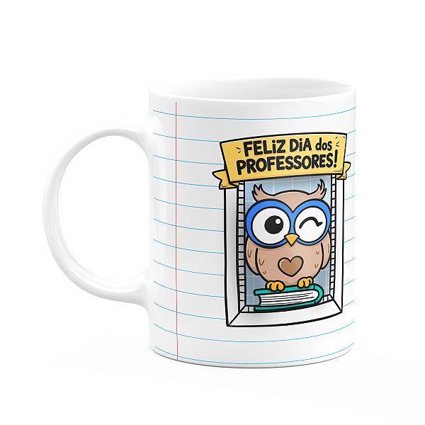 Caneca - Feliz dia dos professores - Lute como um professor