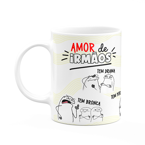 Caneca Flork Irmãos - Amor de irmãos - M3