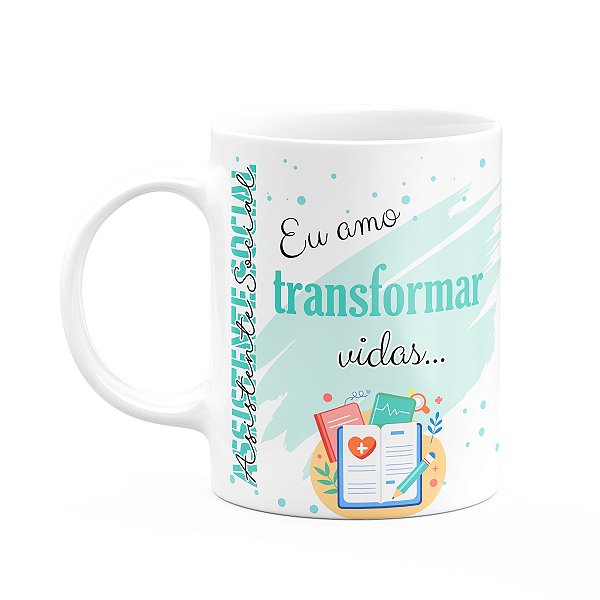 Caneca de Profissões - Sou Assistente social - 325ml