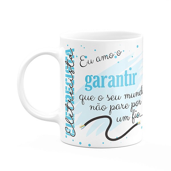 Caneca de Profissões - Sou Eletricista - 325ml
