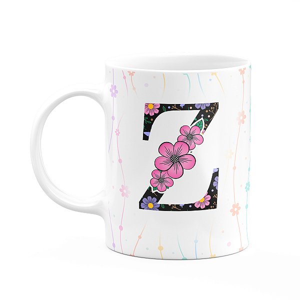 Caneca Today - com inicial do nome letra Z - 325ml