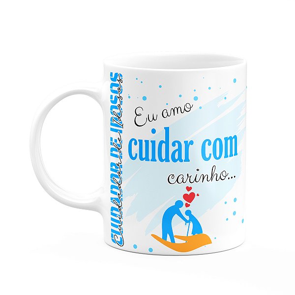 Caneca de Profissões - Sou Cuidador de idosos - 325ml