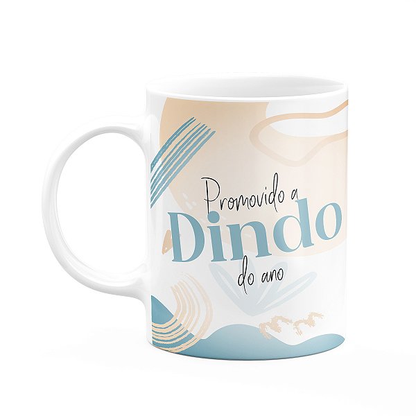 Caneca - Promovido a Dindo do ano - 325ml