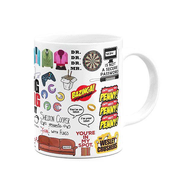 Caneca Geek Icons Moments The Big bang Theory - (SALDO)