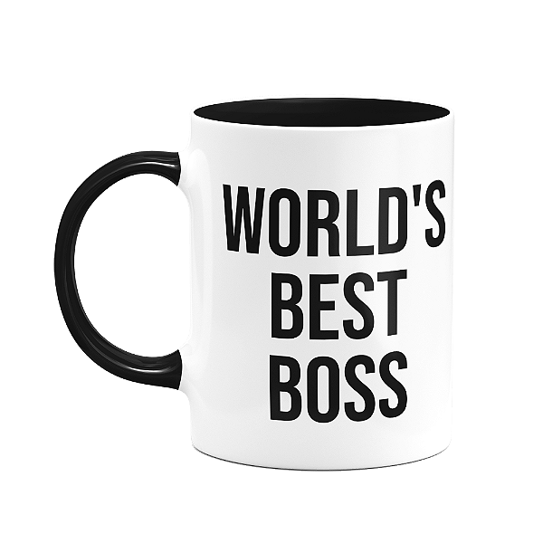 Caneca World's Best Boss - The Office - D-black (SALDO)
