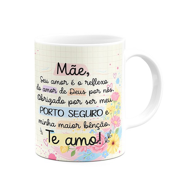 Caneca Mães, feliz dia! - Minha maior benção! - 325ml
