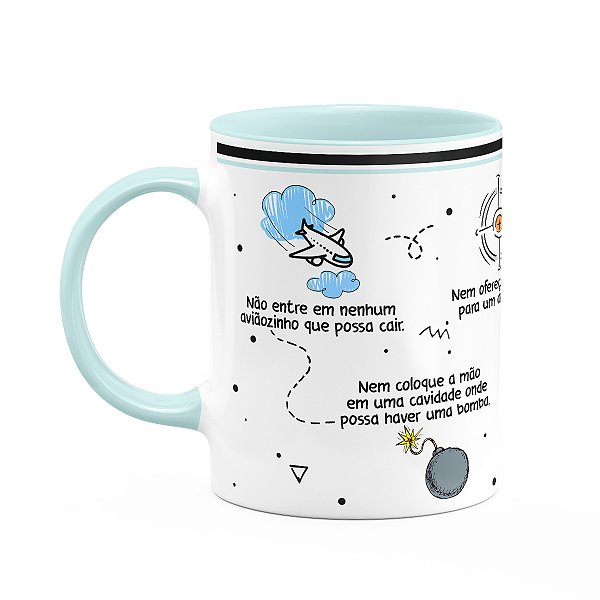Caneca Geek Best Moments - Greys Anatomy - Baby blue