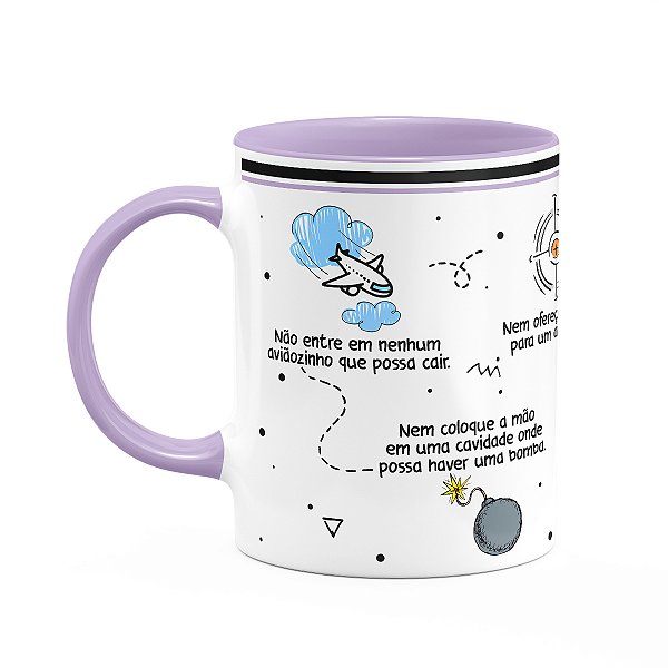 Caneca Geek Best Moments - Greys Anatomy - B-lilac - 325ml