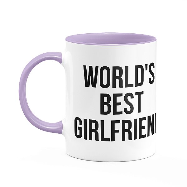Caneca Geek World's Best Girlfriend - The Office - B-lilac