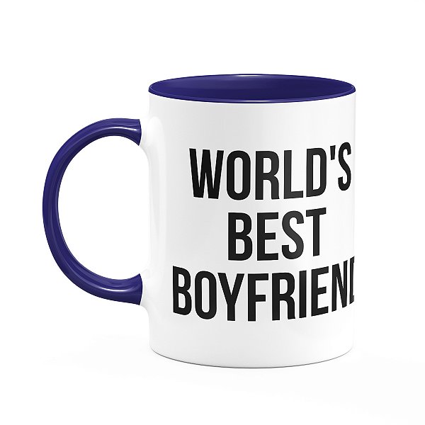 Caneca World's Best Boyfriend - The Office - B-blue navy