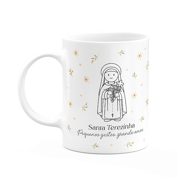 Caneca Religiosa Santinhos - Santa Terezinha