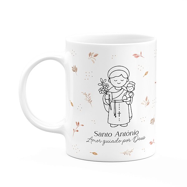 Caneca Religiosa Santinhos - Santo Antônio