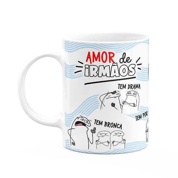 Caneca Flork Irmãos - Amor De Irmãos - M4