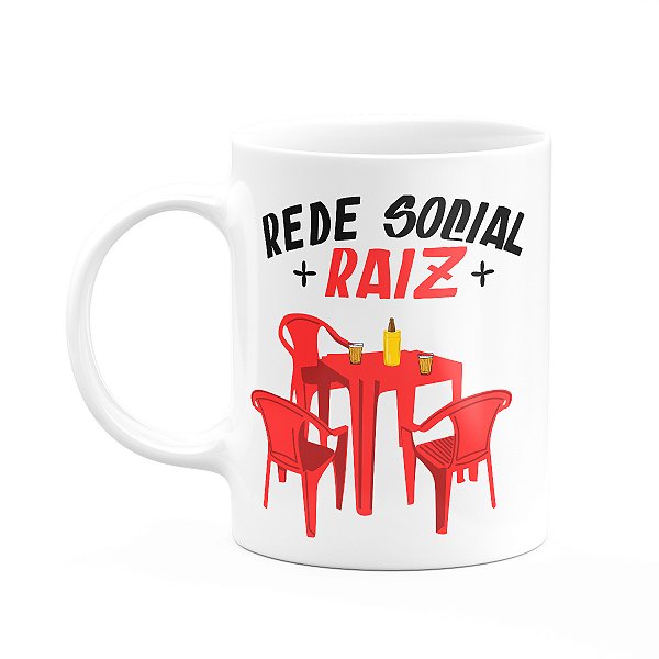 Caneca Brasil Brasilidades - Rede Social Raiz - 325ml