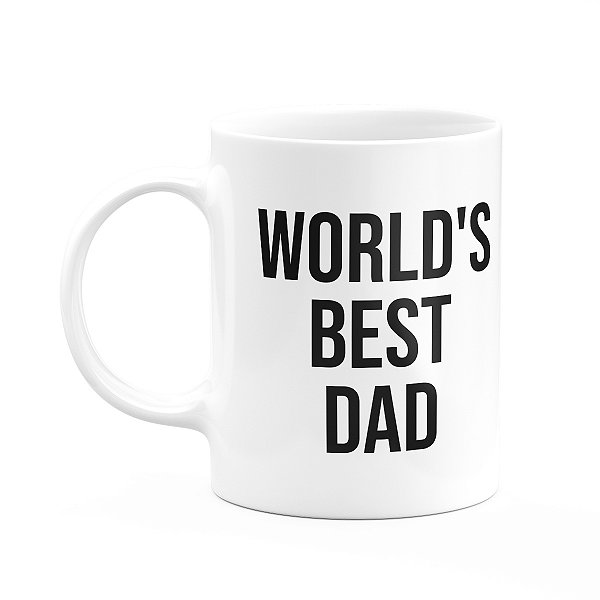 Caneca World's Best Dad - The Office - Branca