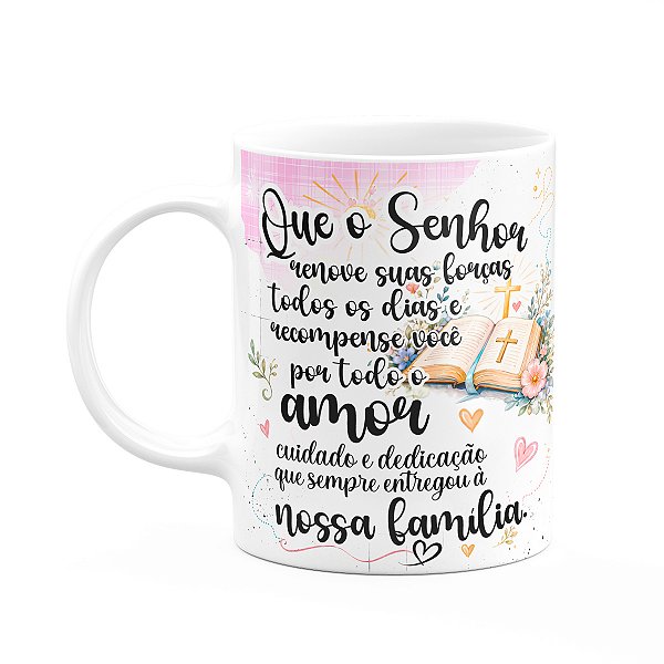 Caneca Avós - que o Senhor Renove Suas Forças