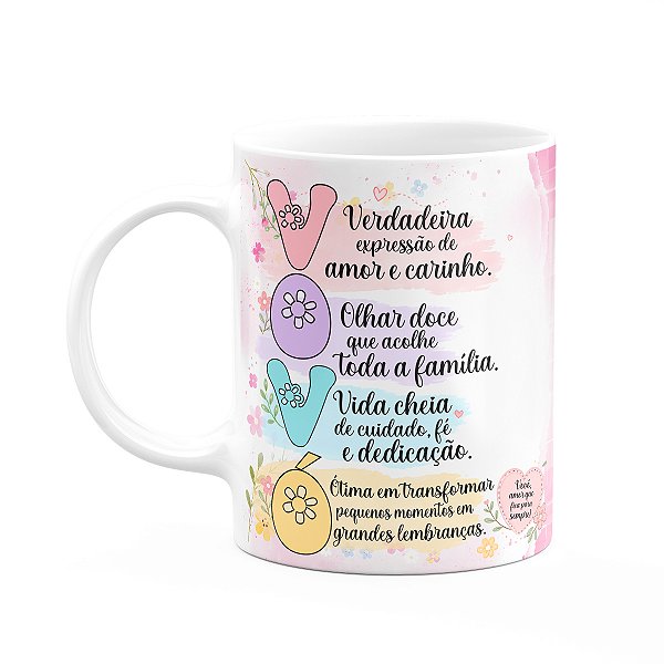 Caneca de Avós - A Definição De Vovó