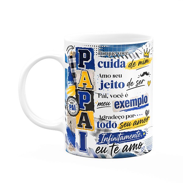 Caneca de Pais - a Definição de Papai - Branca