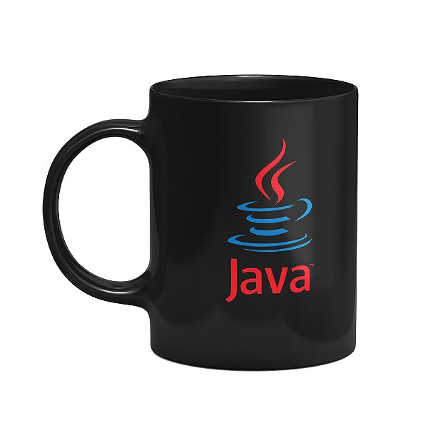 Caneca Geek Dev Linguagem Java 325ml - Preta (Saldo)