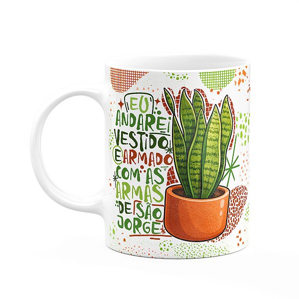 Caneca do Brasil - Planta Espada de São Jorge
